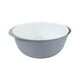 thumbnail image 2 of Juego De Cuencos Y Colador De Cocina Resistente 2 En 1 Para Fideos Espaguetis Gris Pequeño, 2 of 5