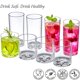 thumbnail image 5 of Vasos de plástico Amazing Abby 355 ml/453 ml, pack de 8, 5 of 6