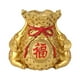 thumbnail image 1 of Bolsa De La Suerte China De Resina, Bolsa De Bendición, Escultura, Adorno De Escritorio, Exquisita Caja De Dinero áurea, 1 of 3