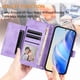thumbnail image 4 of FOXDOCK Funda Tipo Cartera para Realme P4 Cuero PU con Cremallera y Correa de Muñeca, Ranuras para Tarjetas, Soporte Plegable, Cierre Magnético, 4 of 5