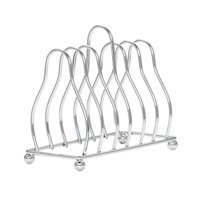 Magideal - Estante De , Organizador De Cocina, Estante Para Platos De Cocina Reutilizable, Soporte Para Sartenes, Almacenamiento Para Platos, Plata