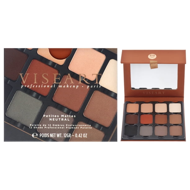 Paleta De Sombras Viseart Paris Petites Mattes Neutral 12 Tonos 12x0.035oz Mujer