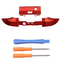 Set Botones Lb Rb Bumpers Soporte Central Aaronmei Xbox Series X S Plateado Rojo