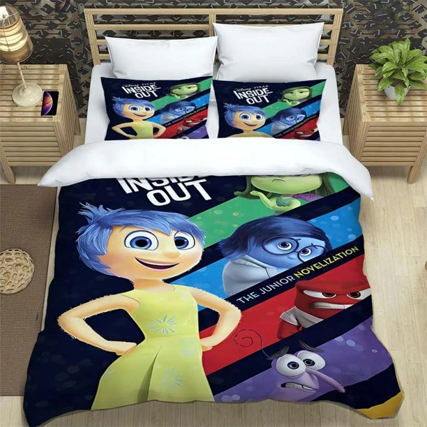 inside out duvet cover pillowcase bedding set home boy girls duvet cover cartoon gift home room bedroom décor kit Bed Sheets