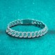 thumbnail image 4 of Pulseras de Moissanita de 6-7.5 Pulgadas para Hombre Color D VVS1 Pulseras de Plata Esterlina S925 con Diamantes Pulsera Cubana para Hombre, 4 of 7