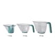 thumbnail image 2 of Set de 3 jarras medidoras KitchenAid Gourmet, sin BPA, color Aqua Sky, 2 of 3