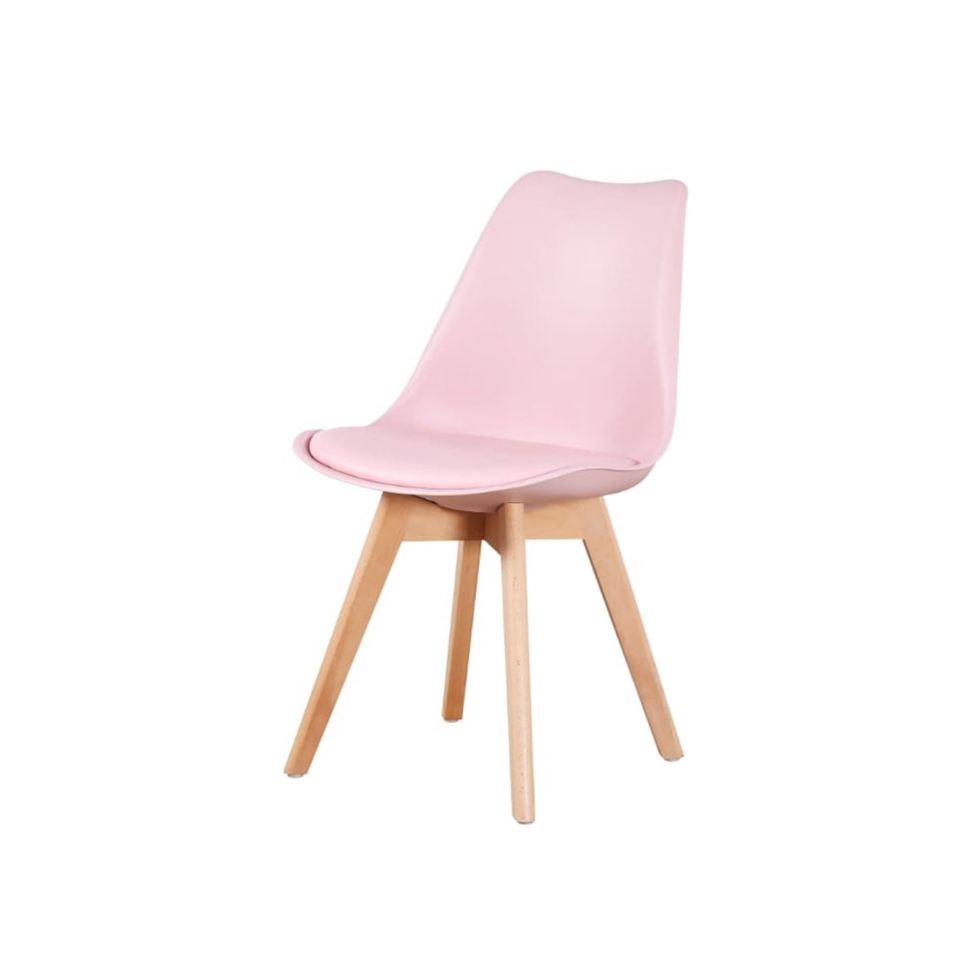 Habita2 Chile - Silla Tulip Ecocuero Rosado