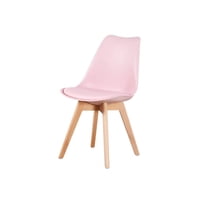 Habita2 Chile - Silla Tulip Ecocuero Rosado