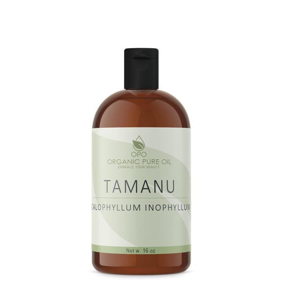 Aceite de Tamanu OPO 473 ml Puro, Prensado en Frío y Vegano