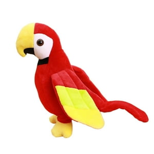 Genérico - Figura De Loro De Peluche De Dibujos Animados, Almohada De Guacamayo Suave Abrazable Para Niños, Festival Rojo