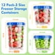 thumbnail image 2 of Contenedores para Alimentos BiuLeon Paquete de 12 Sin BPA y a Prueba de Fugas, 2 of 8