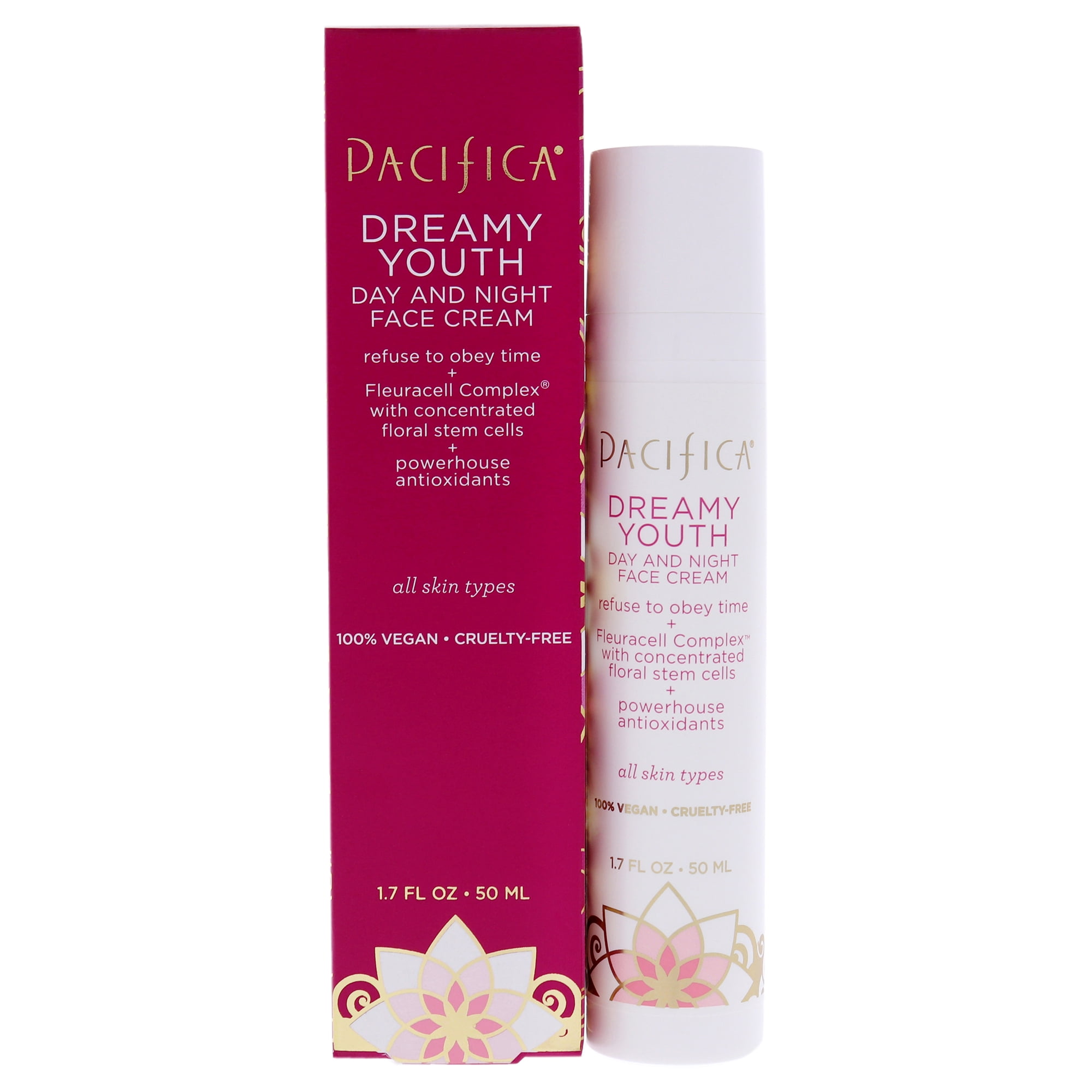 Pacifica - Crema Facial De Día Y Noche Dreamy Youth De Para Unisex - Crema De 1,7 Oz