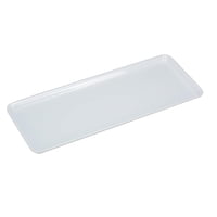 Generic - Plato Yanco Rome Rectangular De Melamina Blanca, 39,37 Cm, Paquete De 24