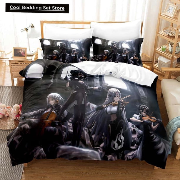Game Girls' Frontline Bedding Set Twin Full Size Bed Set Adult Kid Bedroom Duvet cover Sets Home Textiles Bed Sheets