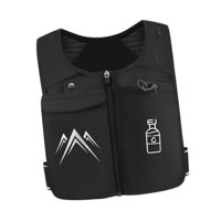 Magideal - Chaleco De Hidratación, Bolsa Para Deportes Al Aire Libre, Mochila Ligera Y Transpirable, Suministros Para El Día A Día, Mochila Para Correr, Trotar Y Negro