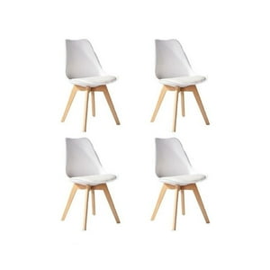 Cori Cori - Pack 4 Sillas Tulip Color Blanco