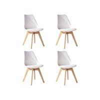 Cori Cori - Pack 4 Sillas Tulip Color Blanco