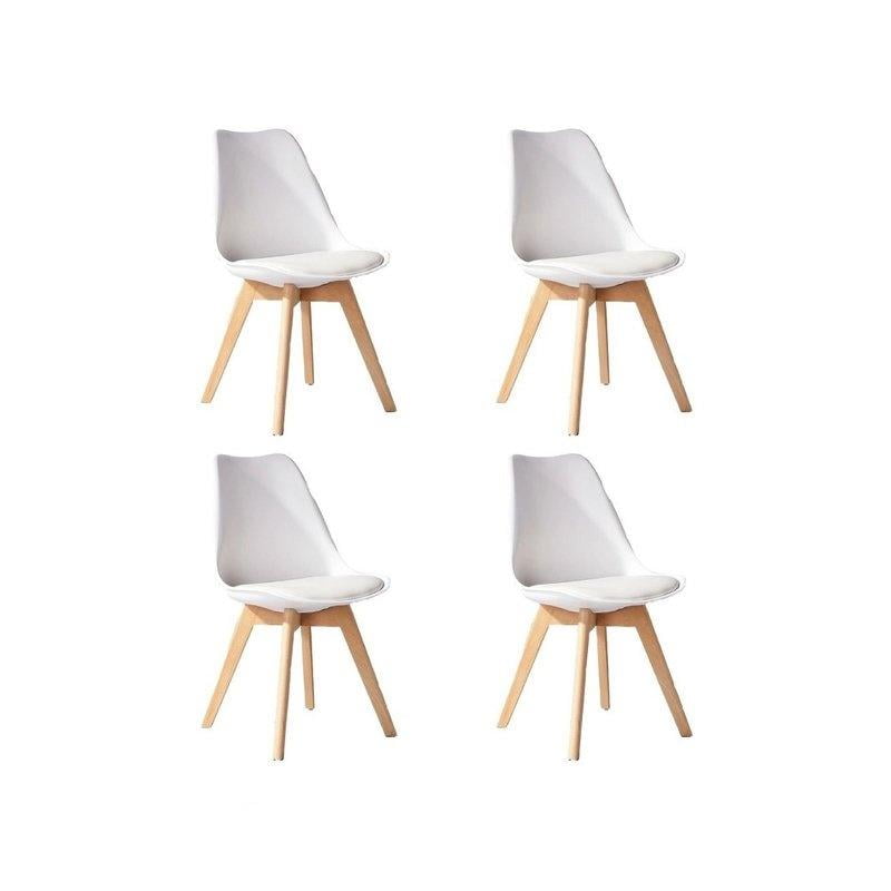 Cori Cori - Pack 4 Sillas Tulip Color Blanco