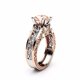 thumbnail image 1 of Anillo Huoguo Fashion Oro Rosa, 1 of 3