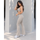 thumbnail image 2 of Conjunto Deportivo Mujer Peto y Calza Flare Cintura Alta Gym, 2 of 5