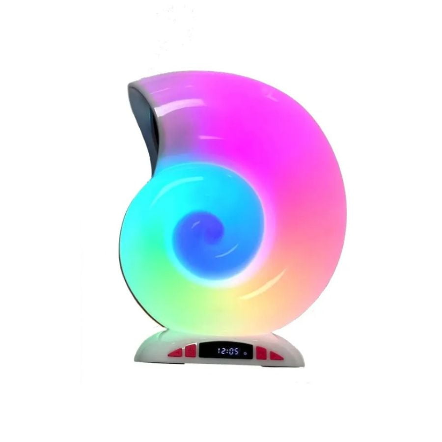 Click Ventas - Mini Altavoz Caracola Rgb Inalámbrico Parlante Lampara