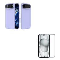 Joigo - Carcasa Goma Lamina Vidrio Para Iphone 17 Air Lila