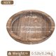 thumbnail image 3 of Bandeja Redonda de Madera Hanobe 11.2, 3 of 3