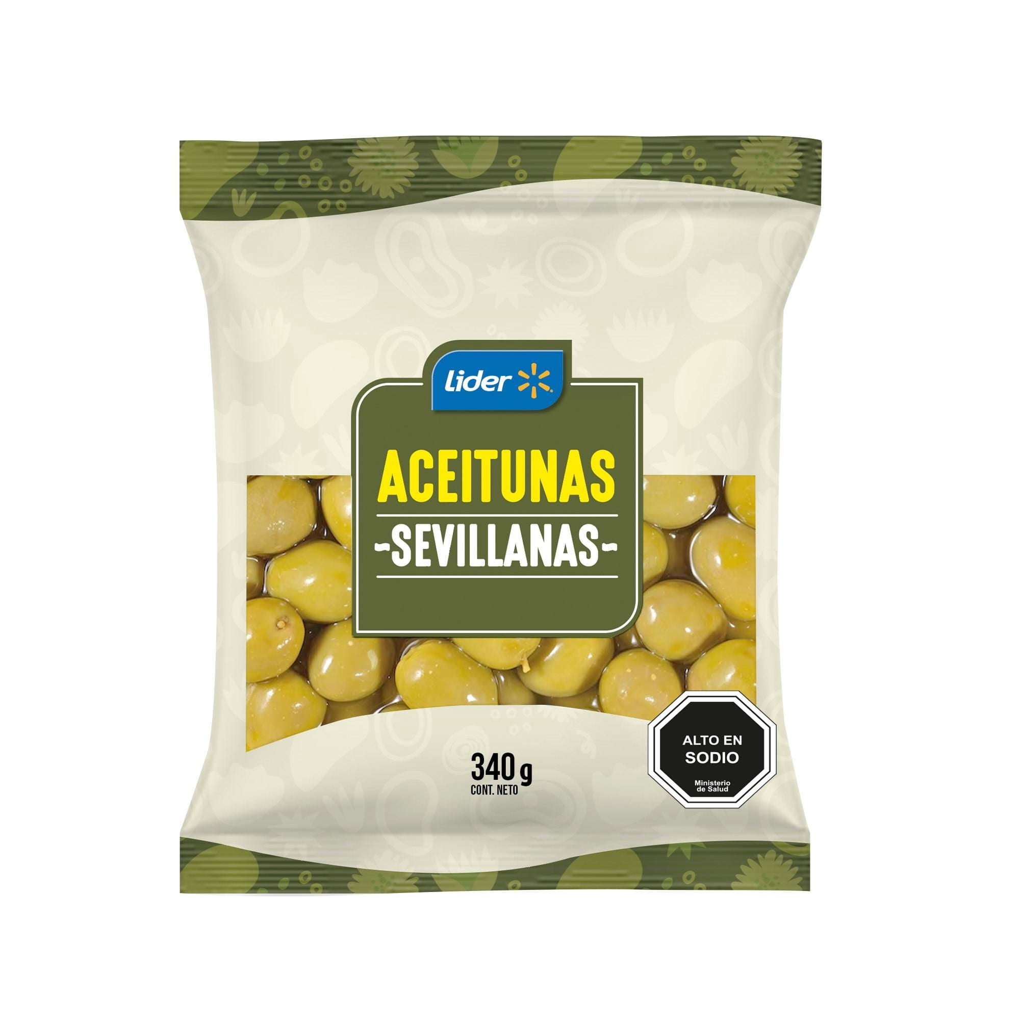 Aceitunas Sevillanas Drenado 200 g - Neto 340 g Lider