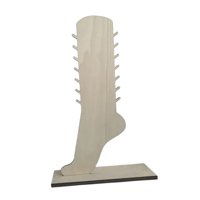 Ioensy - Soporte De Collar De Tobillera De Joyería De Madera Para La Cadena De Dormitorio De Mostrador