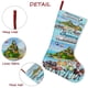 thumbnail image 5 of Los Casos de Criaturas Tema: Calcetines de Navidad, fino lino blanco para colgar en escaleras y chimenea, decoración navideña para el hogar, regalo de Navidad. 45cm × 32cm, 5 of 5