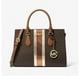 thumbnail image 1 of Cartera Michael Kors Sheila Medium Signature Logo and Metallic Satchel, 1 of 3