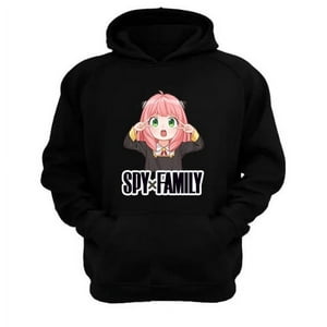 Genérico - Poleron Canguro Spy X Family Negro Talla M Unisex