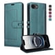 thumbnail image 1 of Premium Wallet Case for iPhone 16e with Card Slots & Kickstand, Flip Cover Green, 1 of 6
