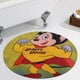 thumbnail image 5 of Mighty Mouse: Las Nuevas Aventuras Alfombra Redonda de Felpa Coral, Antideslizante, No Desprende Pelusas, Lavable y Duradera para Salón, Dormitorio y Habitación de Niños 60cm, 5 of 6