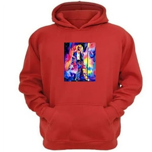 Genérico - Polerón Canguro Michael Jackson Rojo Talla Xl Unisex