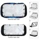 thumbnail image 3 of Venom-theme Car Rear Seat Covers Back Elastic Flexible Car Seat Covers Decorative Fits Most Cars 120x59x76cm, 3 of 6