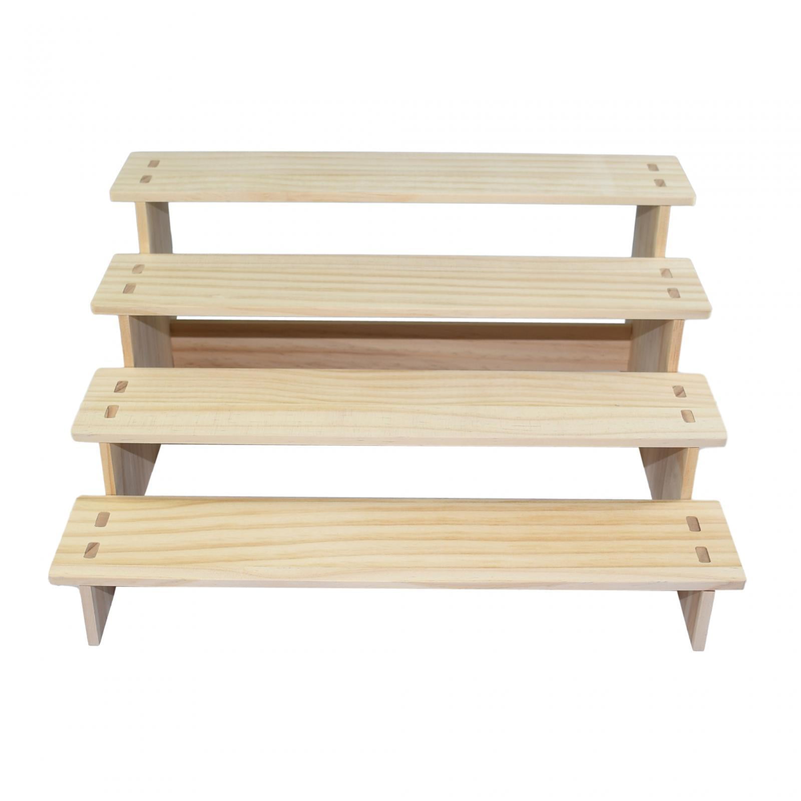 Magideal - Estante Elevador De Exhibición De Madera, Soporte De Exhibición Coleccionable, Decoración Simple, Accesorios De Escaparate Duraderos, Estante De , 4 4 Capas 40cm