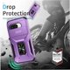 thumbnail image 2 of Funda Resistente para Google Pixel 9A con Tapa Deslizante y Protección Militar Morado, 2 of 5