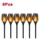 thumbnail image 1 of 1/2/4/6/8/10pcs Solar Flame Torch Lights Flickering Light Waterproof Garden Decoration Outdoor Lawn Path Yard Patio Floor Lamps, 3x3x20.6in, 1 of 3