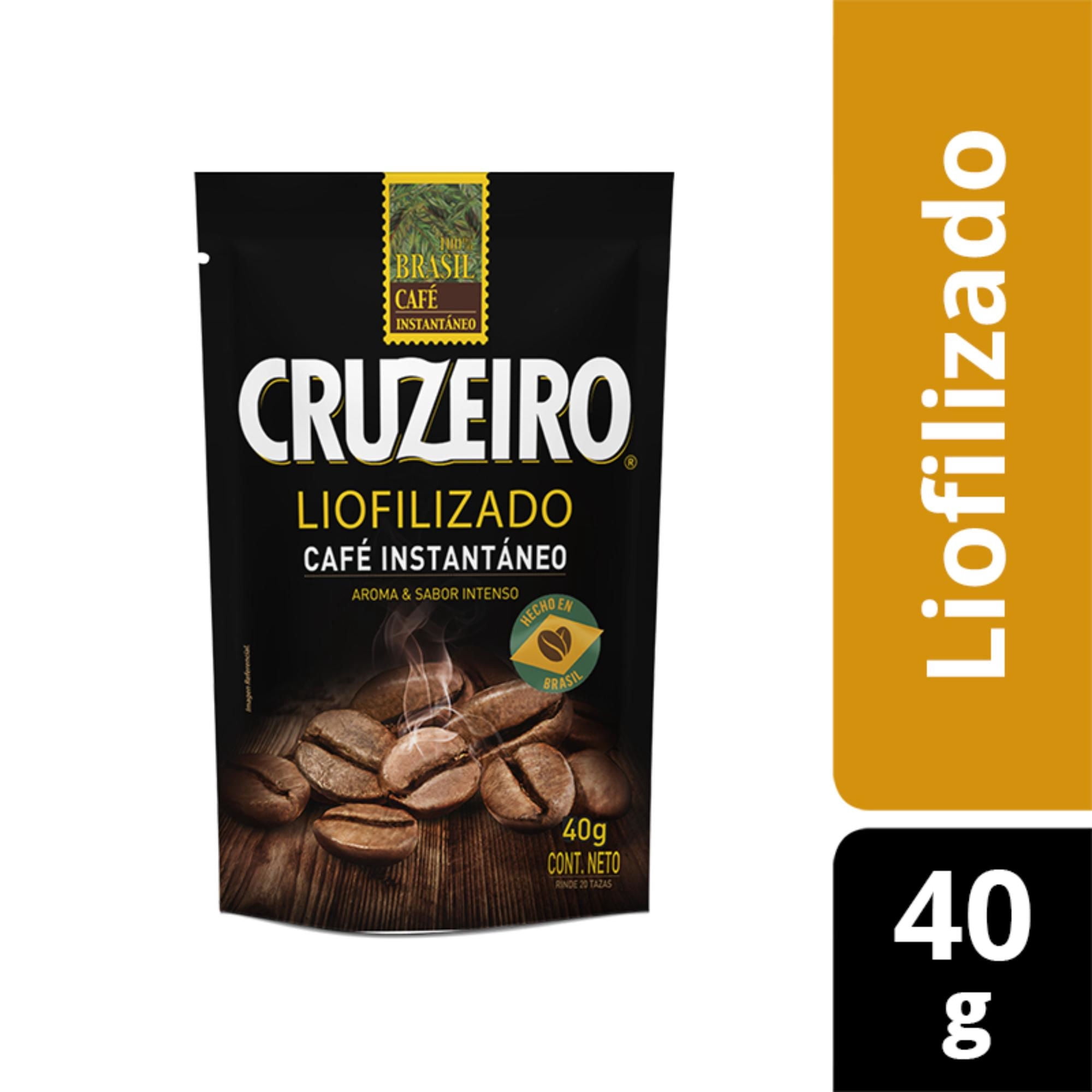 Café Instantáneo Liofilizado Sachet 40 g Cruzeiro