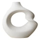 thumbnail image 1 of Jarrón Flores Cerámica Decoración Moderno Pequeño Blanco Jhn, 1 of 3