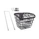 thumbnail image 2 of Cesta de bicicleta con tapa, cesta de carga para mujer, fácil instalación, cesta de transporte, cesta delantera de bicicleta para deportes de ciclismo Negro, 2 of 5