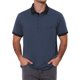 thumbnail image 1 of INSPIRE CHIC Camisas de Polo de Golf de Verano para Hombre con Cuello en Contraste y Bolsillo de Manga Corta XL Azul Marino, 1 of 6