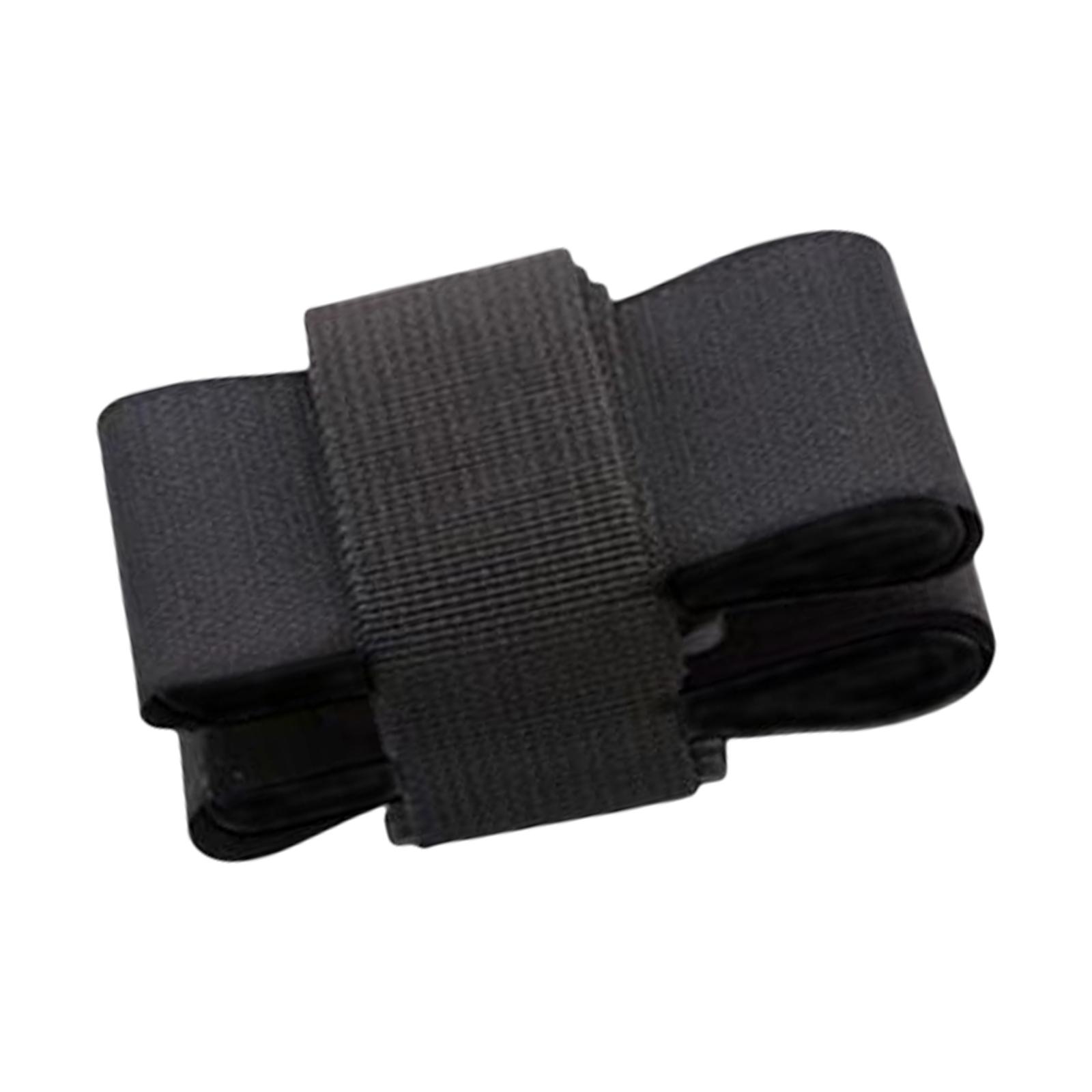 Magideal - Correa De Esquí , Cinturón De Transporte Portador De Hombro De Mano Resistente Para Monopatín Bastones De Esquí Deportes De Invierno , Negro