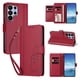 thumbnail image 2 of Funda Cartera Trébol para Samsung Galaxy S26 Ultra con Ranuras Tarjetas y Carga Inalámbrica Rojo, 2 of 6