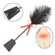 thumbnail image 1 of BDSM Feather Tickled Whip - Erotic Fetish Punish Spanking Paddle for Couples - Leather Flogger Sex Toy for Women and Men, 1 of 3