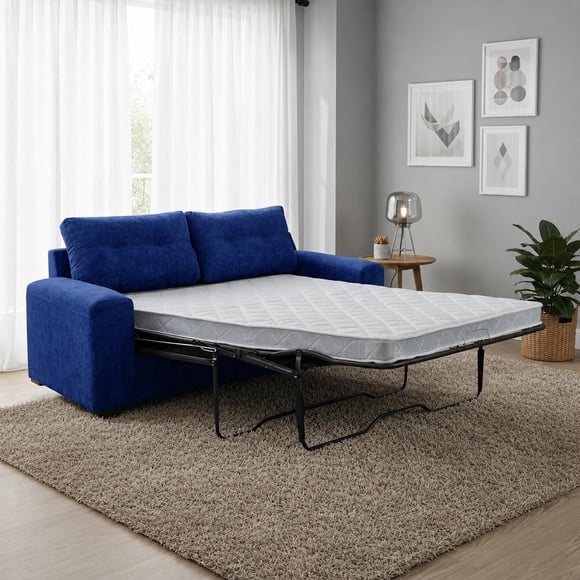 Sofá Cama 3 Cuerpos Mónaco Azul