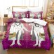 thumbnail image 1 of Anime VISUAL PRISON Bedding Set Single Twin Full Size Bed Set Adult Kid Bedroom Duvetcover Sets Home Textile Bed Sheets, 1 of 5