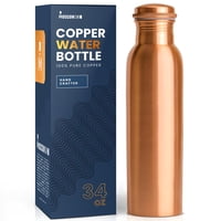 Botella De Agua Moscow-Mix Pure Copper, 1 L, Ayurvédica, 100% Cobre