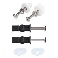 Magideal - Tornillos Para Asiento De Inodoro, 2 Uds., Bisagras De Asiento De Inodoro De Montaje Superior, Reemplazo De Hardware De Inodoro, Reparación De Inodoro